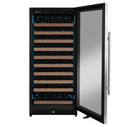 Reserva Series 119 Bottle 55" Tall Single Zone Right Hinge Stainless Steel Wine Refrigerator Allavino