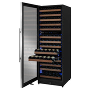 Reserva Series 154 Bottle 71" Tall Dual Zone Left Hinge Stainless Steel Wine Refrigerator Allavino