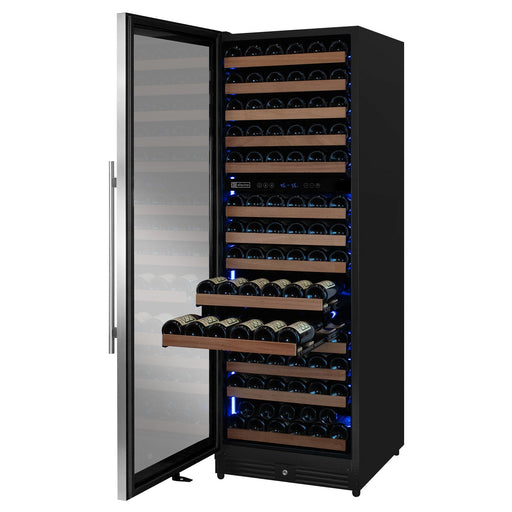 Reserva Series 154 Bottle 71" Tall Dual Zone Left Hinge Stainless Steel Wine Refrigerator Allavino