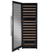 Reserva Series 154 Bottle 71" Tall Dual Zone Left Hinge Stainless Steel Wine Refrigerator Allavino