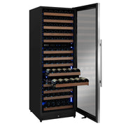 Reserva Series 154 Bottle 71" Tall Dual Zone Right Hinge Stainless Steel Wine Refrigerator Allavino