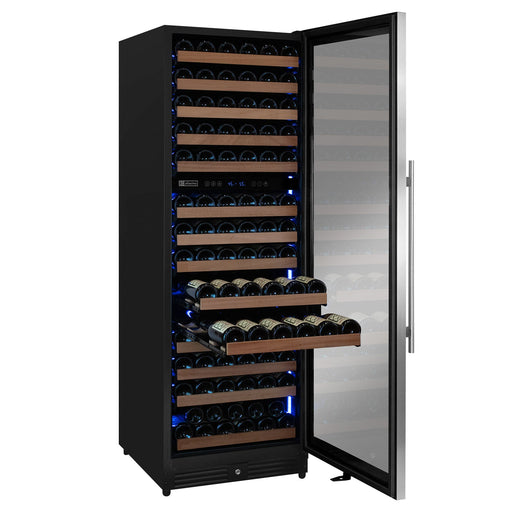 Reserva Series 154 Bottle 71" Tall Dual Zone Right Hinge Stainless Steel Wine Refrigerator Allavino