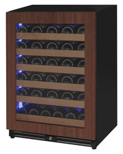 Reserva Series 51 Bottle Single Zone Built-in Luxury Wine Refrigerator with Panel Ready Overlay Door - Left Hinge Allavino