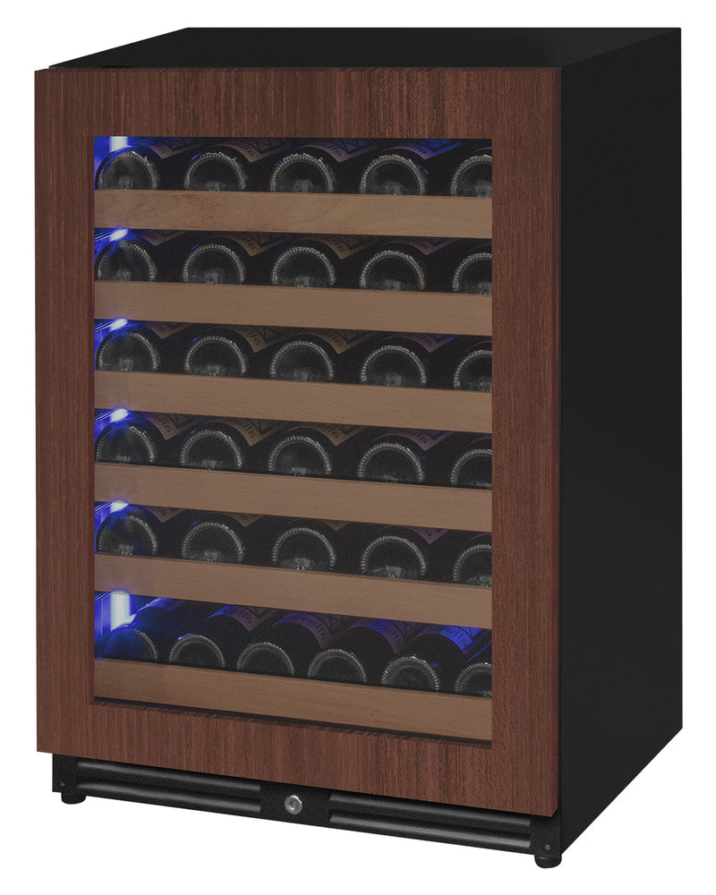 Reserva Series 51 Bottle Single Zone Built-in Luxury Wine Refrigerator with Panel Ready Overlay Door - Left Hinge Allavino