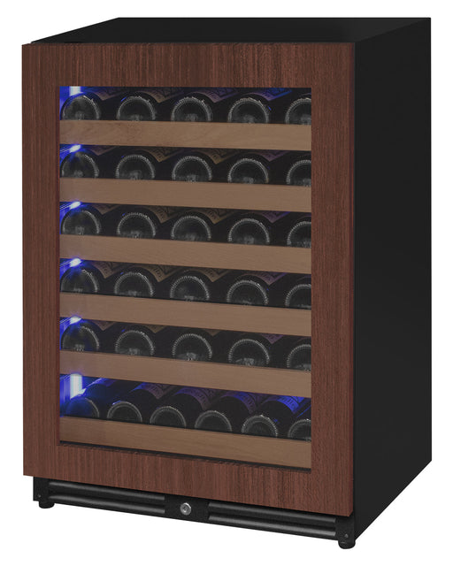 Reserva Series 51 Bottle Single Zone Built-in Luxury Wine Refrigerator with Panel Ready Overlay Door - Left Hinge Allavino