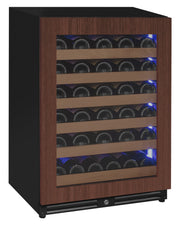 Reserva Series 51 Bottle Single Zone Built-in Luxury Wine Refrigerator with Panel Ready Overlay Door - Right Hinge Allavino