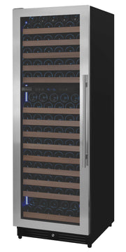Reserva Series 172 Bottle Dual Zone Built-in Wine Refrigerator with Stainless Steel Door - Left Hinge Allavino