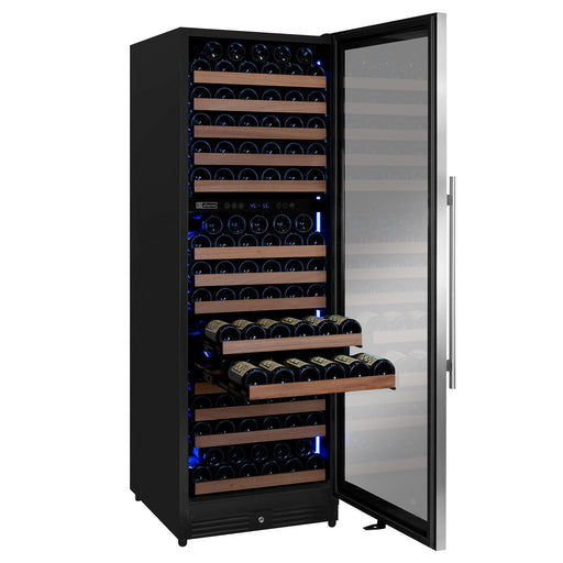 Reserva Series 172 Bottle Dual Zone Built-in Wine Refrigerator with Stainless Steel Door - Right Hinge Allavino