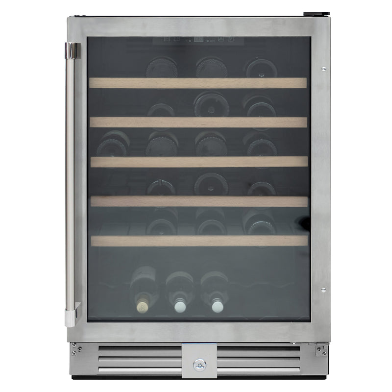 Vinotemp 51-Bottle Single-Zone Wine Cooler (Stainless Steel) Vinotemp