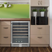Vinotemp 51-Bottle Single-Zone Wine Cooler (Stainless Steel) Vinotemp