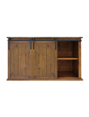 Vinotemp Rustic Wood Wine Cellar Credenza Vinotemp