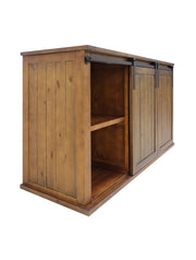 Vinotemp Rustic Wood Wine Cellar Credenza Vinotemp