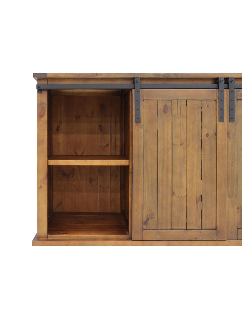 Vinotemp Rustic Wood Wine Cellar Credenza Vinotemp