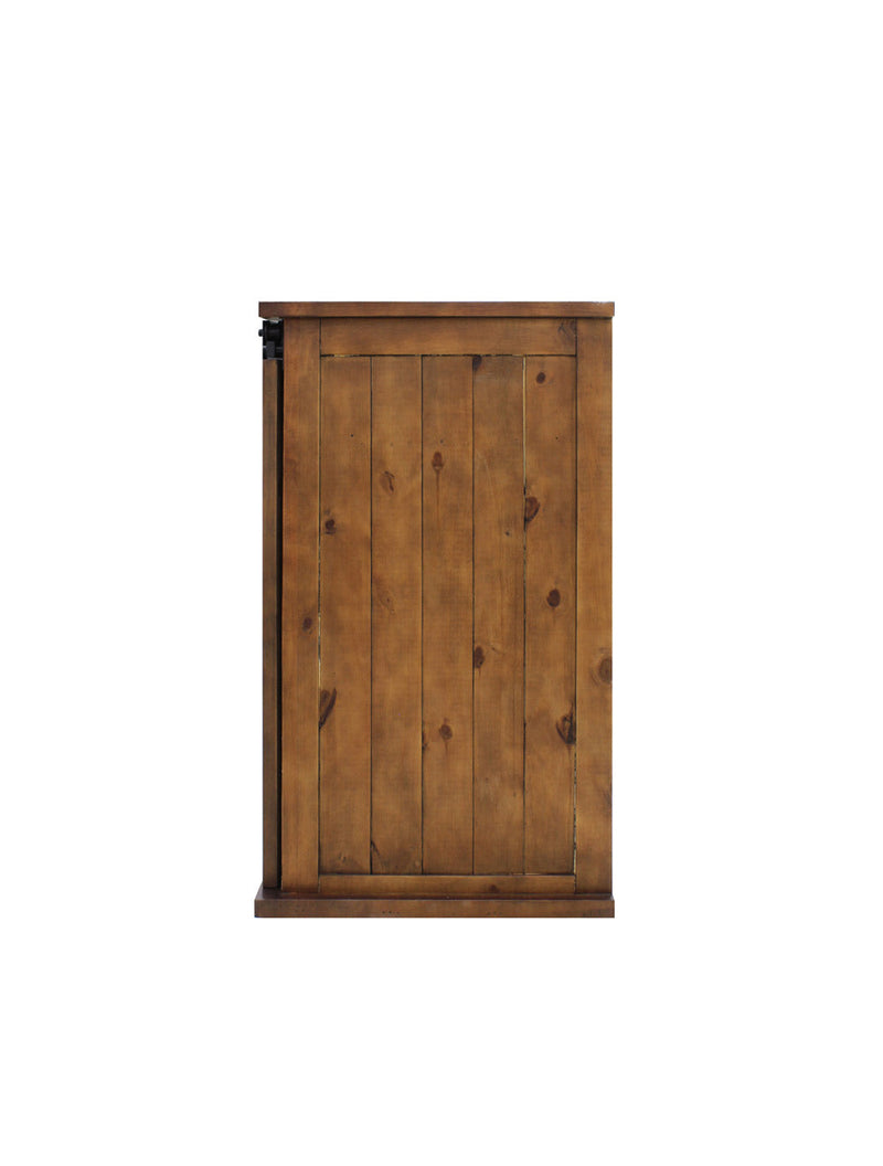 Vinotemp Rustic Wood Wine Cellar Credenza Vinotemp