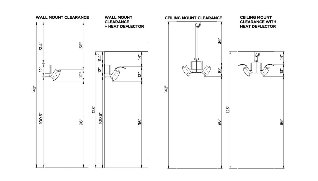 Bromic Heating - BH0210002-1 - Tungsten Smart-Heat 300 Series Gas Patio Heater