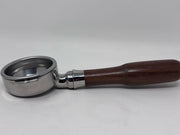 58mm Bottomless Portafilter with Wood Handle Espresso Outlet LLC