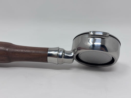 58mm Bottomless Portafilter with Wood Handle Espresso Outlet LLC