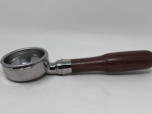 58mm Bottomless Portafilter with Wood Handle Espresso Outlet LLC