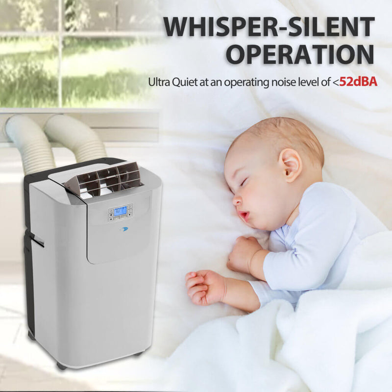 Whynter ARC-122DS Portable Air Conditioner 12,000 BTU – Dual Hose, Dehumidifier | Cools Up to 400 sq. ft. Whynter