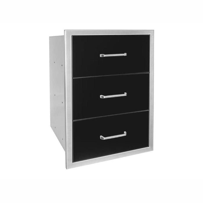Wildfire 19" X 26" Triple Access Stainless Steel Drawer