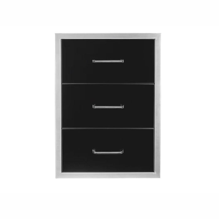 Wildfire 19" X 26" Triple Access Stainless Steel Drawer