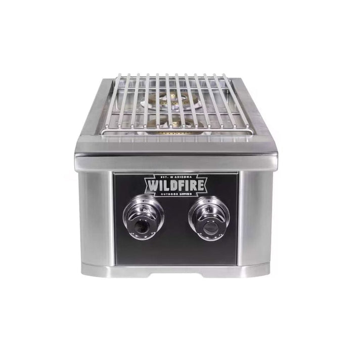 Wildfire Ranch PRO 14" Built-In 304 Stainless Steel Double Side Burner (2 Burner)