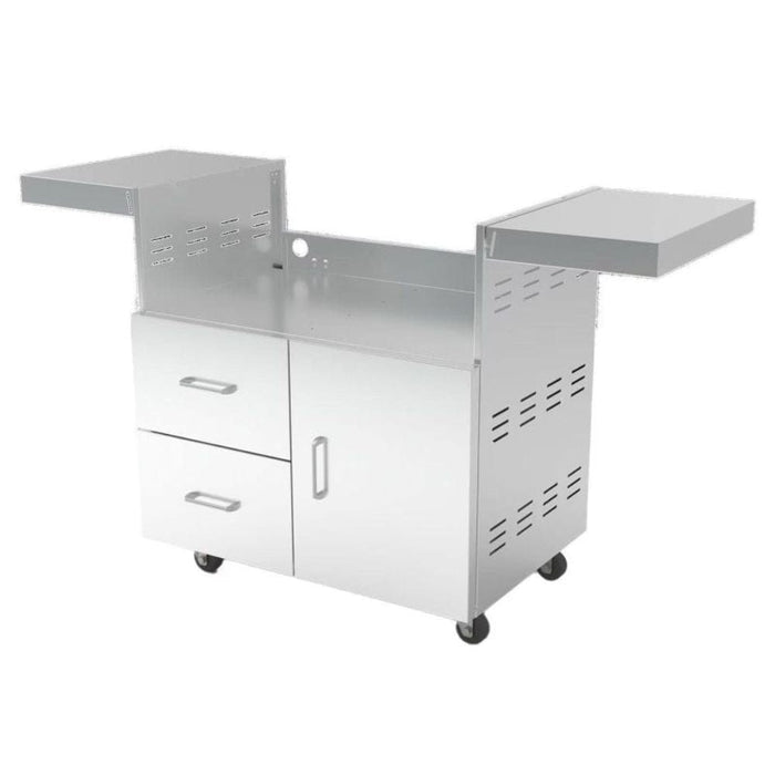 Wildfire Ranch PRO 30" Black 304 Stainless Steel Grill Cart - WFCART30-BSS