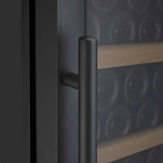 32" Wide Vite II Tru-Vino 277 Bottle Single Zone Black Right Hinge Wine Refrigerator Allavino