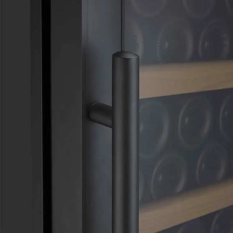 32" Wide Vite II Tru-Vino 277 Bottle Single Zone Black Right Hinge Wine Refrigerator Allavino