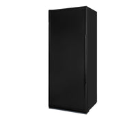 32" Wide Vite II Tru-Vino 305 Bottle Single Zone Solid Black Left Hinge Door Wine Refrigerator Allavino
