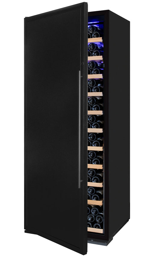 32" Wide Vite II Tru-Vino 305 Bottle Single Zone Solid Black Left Hinge Door Wine Refrigerator Allavino