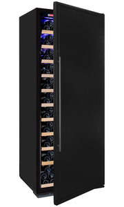 32" Wide Vite II Tru-Vino 305 Bottle Single Zone Solid Black Right Hinge Door Wine Refrigerator Allavino