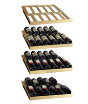 76.5" Tall Stainless Steel Wine Refrigerator with Two Refrigerated Drawers Allavino