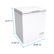 Avanti 5.0 cu. ft. Garage Ready Convertible Chest Freezer Avanti Products, LLC