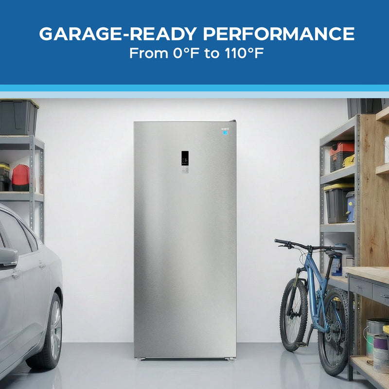 Avanti MaxxSpace Garage-Ready 21 cu. ft. Convertible Upright Freezer Avanti Products, LLC