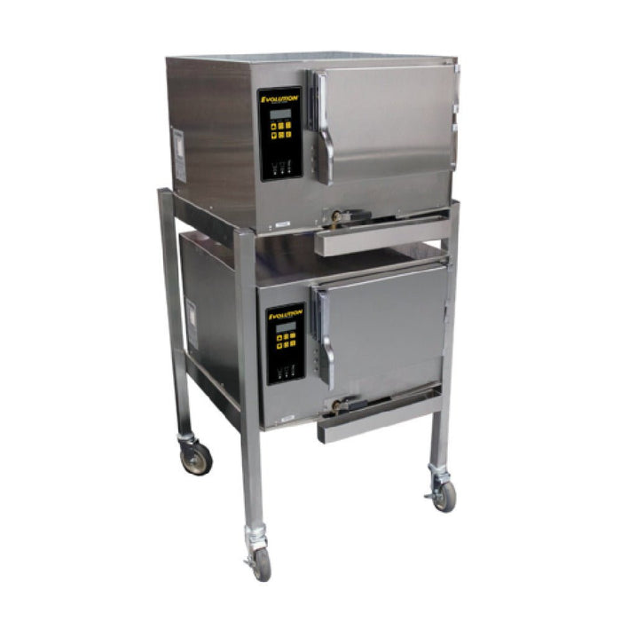 AccuTemp E34403E120 DBL Double Stack Connected Evolution™ Boilerless Convection Steamers Featuring Steam Vector Technology - CulinaryProfis