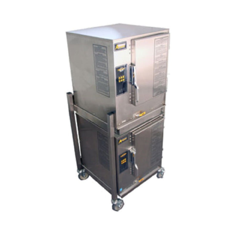 AccuTemp N61201E060 DBL (QUICK SHIP) Two Connected Evolution™ Boilerless Convection Steamers Featuring Steam Vector Technology - CulinaryProfis