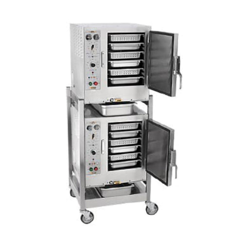 AccuTemp S62403D110 DBL Two Steam'N'Hold™ Boilerless Convection Steamer Includes Stand With Casters Electric - CulinaryProfis