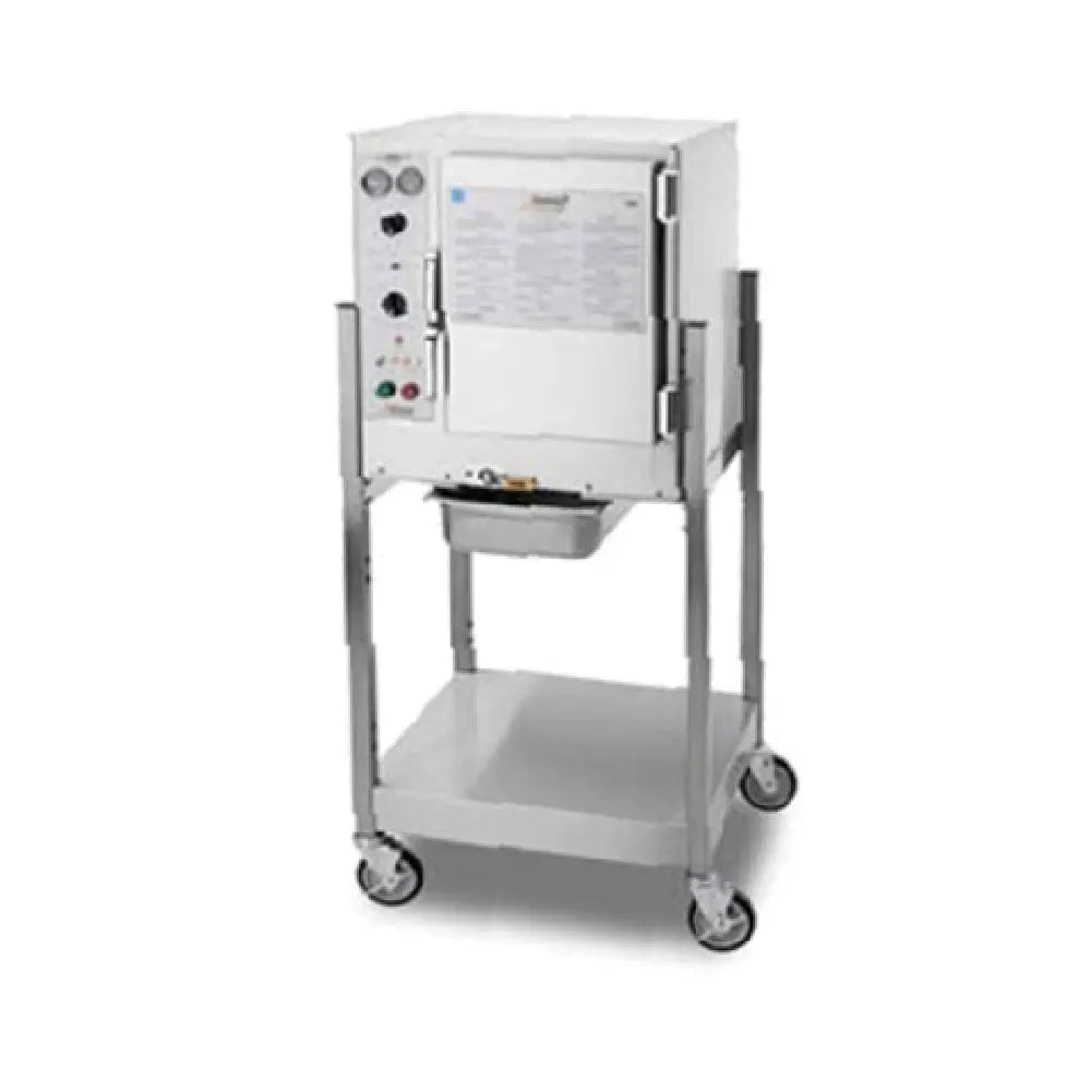 AccuTemp S62403D110 SGL 10.7kW Steam'N'Hold™ Boilerless Convection Steamer with Stand & Casters - CulinaryProfis