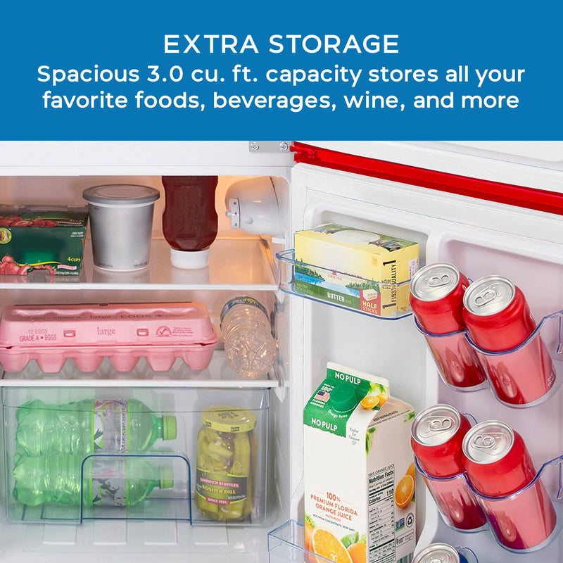 Avanti 3.0 Cu. Ft. Retro Compact Refrigerator Avanti Products, LLC