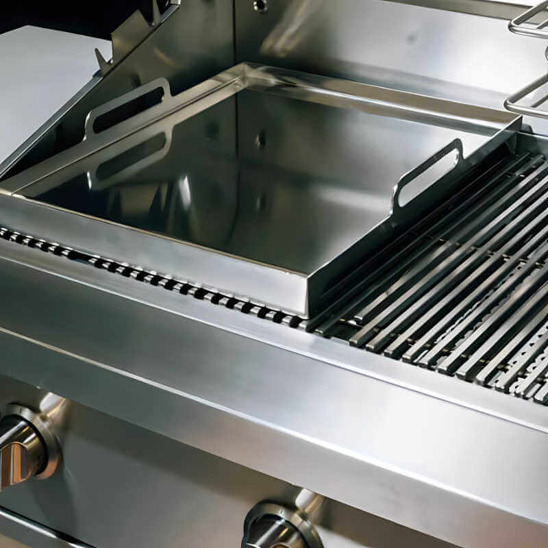 American Made Grills 14.5 - inch x 18 - inch Griddle Plate - SSGP - 18 - CulinaryProfis