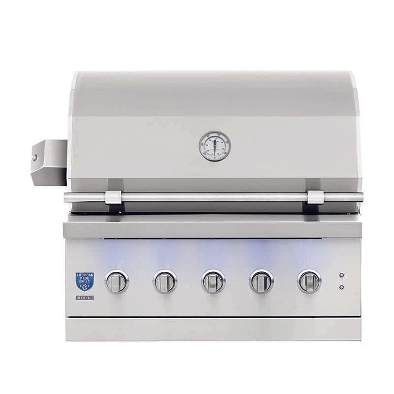 American Made Grills Encore 36 Inch Hybrid Built In Grill - CulinaryProfis