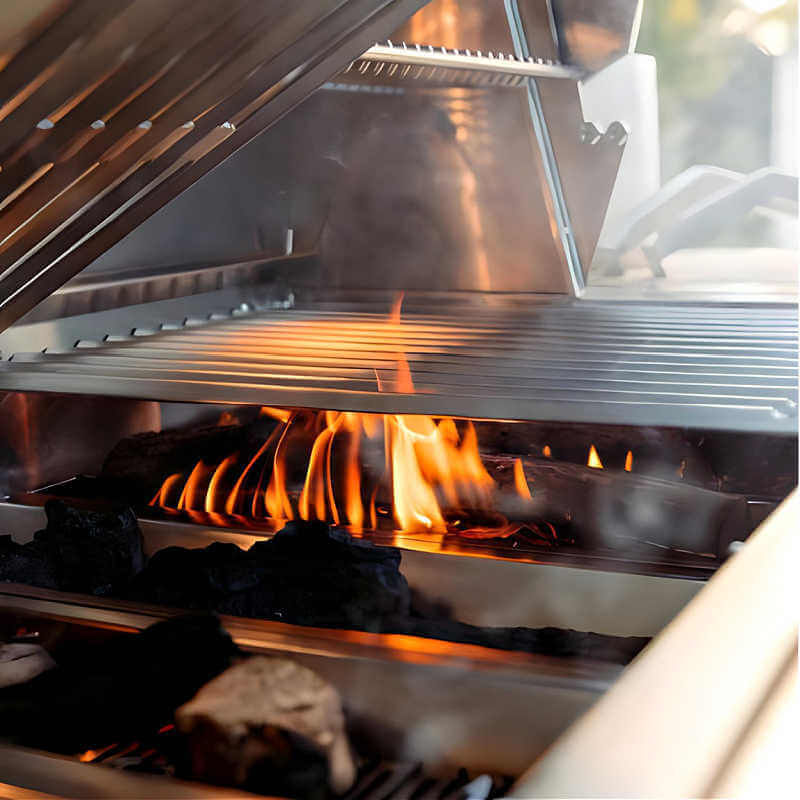 American Made Grills Encore 54 Inch Hybrid Freestanding Grill - CulinaryProfis