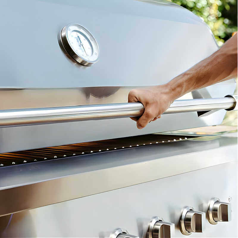 American Made Grills Encore 54 Inch Hybrid Freestanding Grill - CulinaryProfis