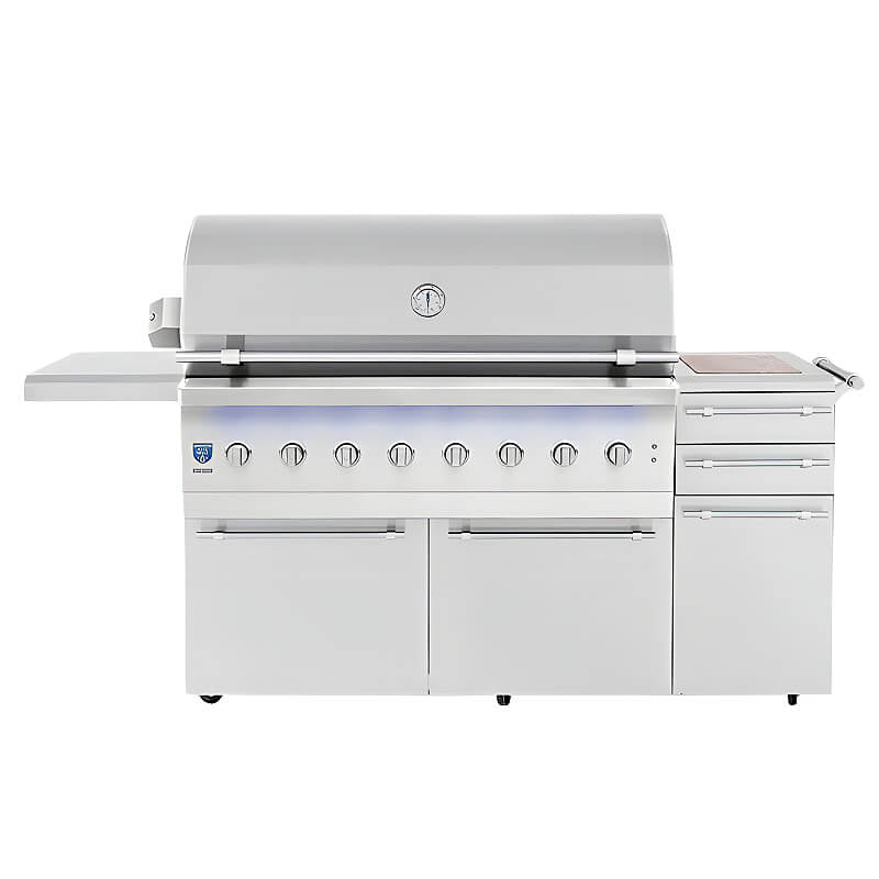 American Made Grills Encore 54 Inch Hybrid Freestanding Grill - CulinaryProfis
