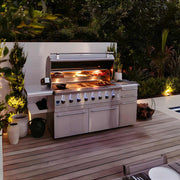 American Made Grills Encore 54 Inch Hybrid Freestanding Grill - CulinaryProfis