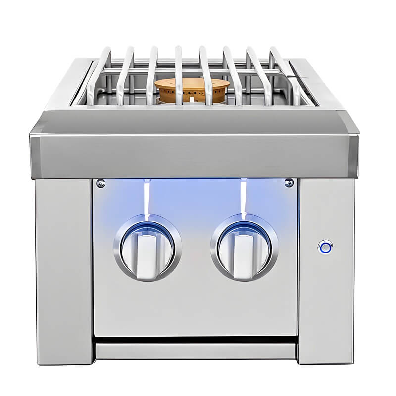 American Made Grills Encore Double Side Burner - ENCSB2 - CulinaryProfis