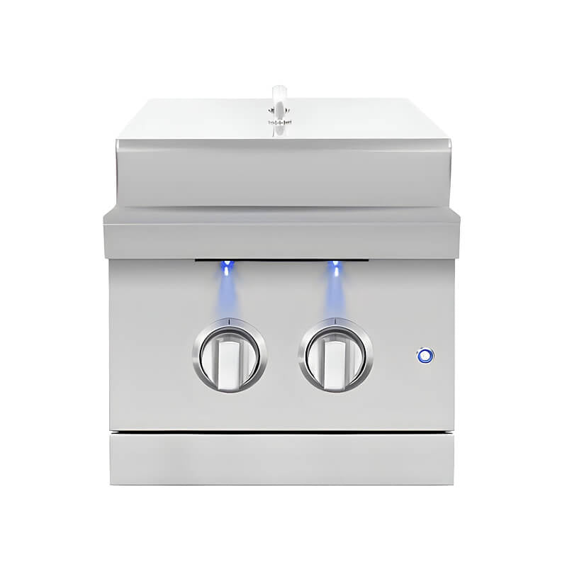 American Made Grills Encore Double Side Burner - ENCSB2 - CulinaryProfis
