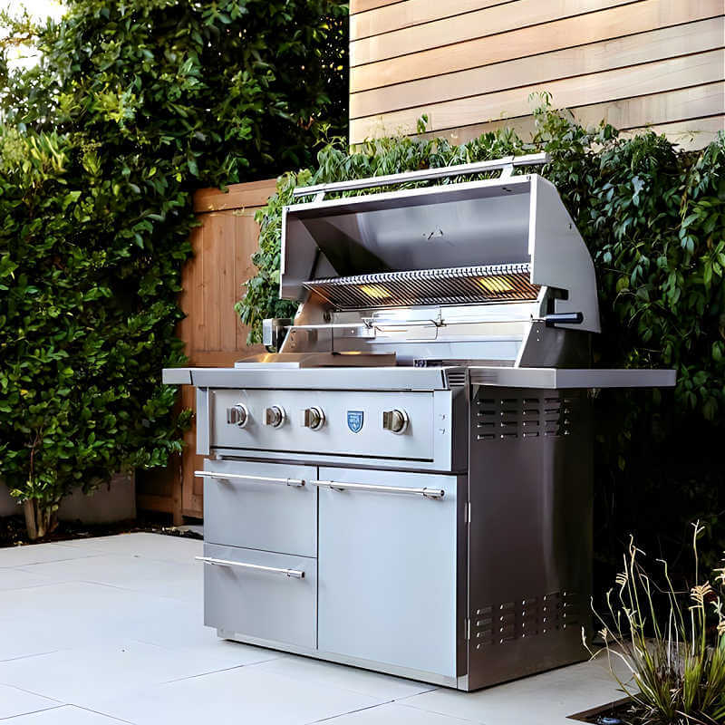 American Made Grills Estate 42 Inch Freestanding Grill - CulinaryProfis