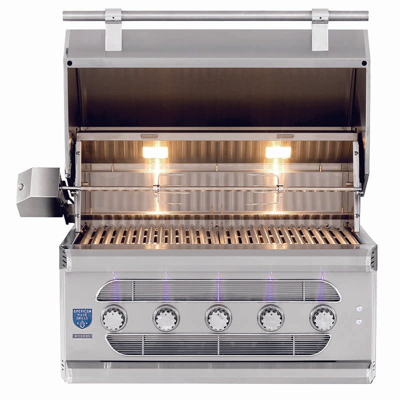 American Made Grills Muscle 36 Inch Hybrid Built In Grill - CulinaryProfis
